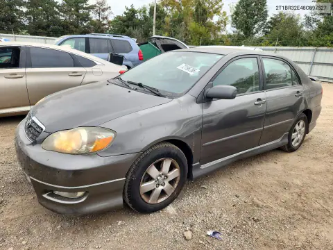 2T1BR32E48C897527 — 2008 Toyota Corolla, Сторона, фото до ремонта
