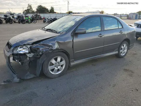 1NXBR30E48Z962782 — 2008 Toyota Corolla, Передняя часть, фото до ремонта