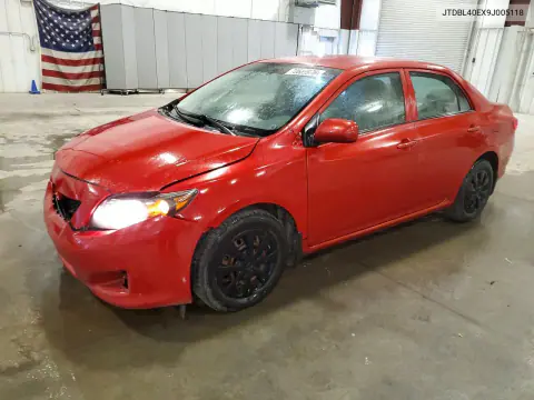 2009 Toyota Corolla Le Plus/Le Premium VIN JTDBL40EX9J005118 фото 1