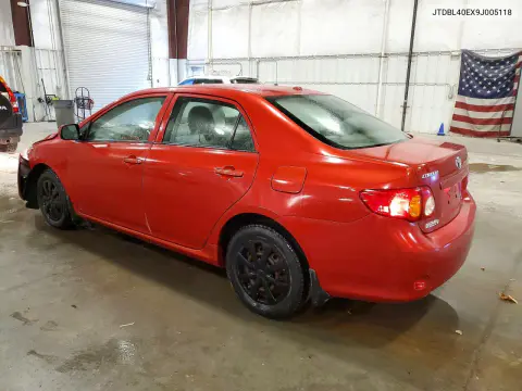 2009 Toyota Corolla Le Plus/Le Premium VIN JTDBL40EX9J005118 фото 2