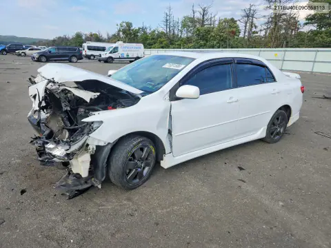 2T1BU40E09C058113 — 2009 Toyota Corolla, Передняя часть, фото до ремонта
