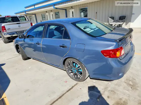 2009 Toyota Corolla Xle VIN 2T1BU40E89C110538 фото 2