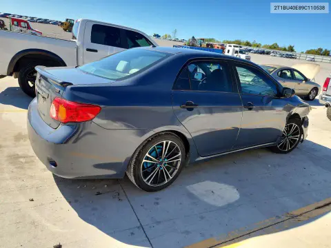 2009 Toyota Corolla Xle VIN 2T1BU40E89C110538 фото 3