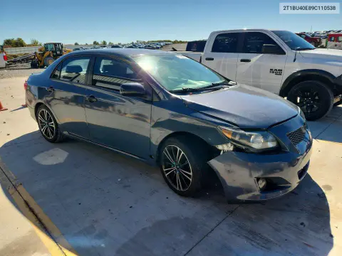2009 Toyota Corolla Xle VIN 2T1BU40E89C110538 фото 4