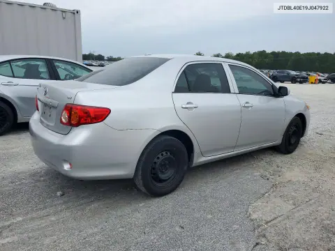 2009 Toyota Corolla Le VIN JTDBL40E19J047922 фото 3
