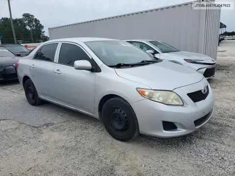 2009 Toyota Corolla Le VIN JTDBL40E19J047922 фото 4