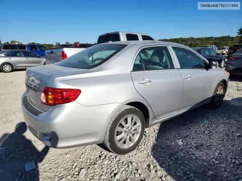 2009 Toyota Corolla Le VIN 1NXBU40E79Z117494 фото 3