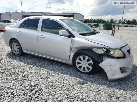 2009 Toyota Corolla Le VIN JTDBL40E599043678 фото 4