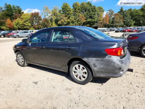 2009 Toyota Corolla Le VIN 2T1BU40E39C174597 фото 2