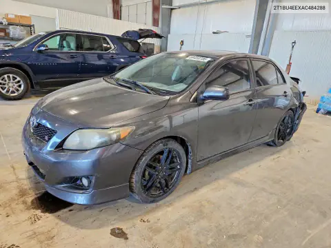 2T1BU4EEXAC484288 — 2010 Toyota Corolla, Задняя часть, фото до ремонта