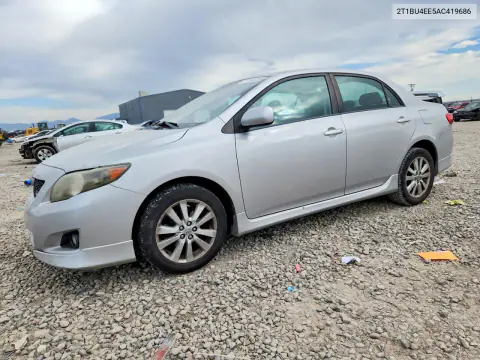 2T1BU4EE5AC419686 — 2010 Toyota Corolla, Задняя часть, фото до ремонта