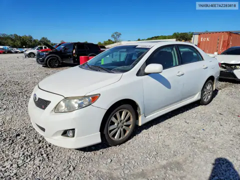 1NXBU4EE7AZ283818 — 2010 Toyota Corolla, Задняя часть, фото до ремонта