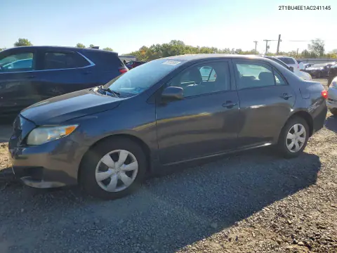 2T1BU4EE1AC241145 — 2010 Toyota Corolla, Передняя часть, фото до ремонта