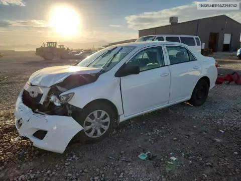 1NXBU4EE9AZ298742 — 2010 Toyota Corolla, Передняя часть, фото до ремонта