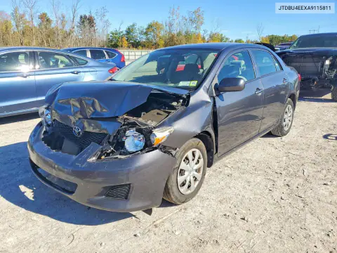 JTDBU4EEXA9115811 — 2010 Toyota Corolla, Передняя часть, фото до ремонта