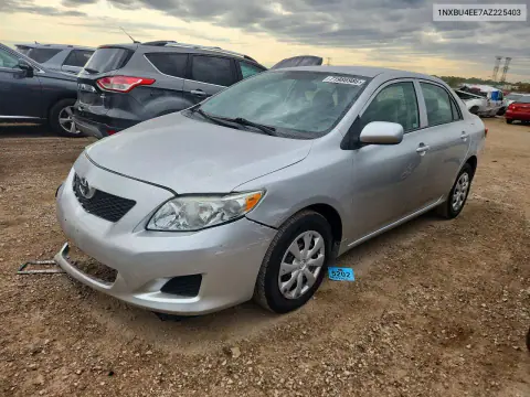 1NXBU4EE7AZ225403 — 2010 Toyota Corolla, Передняя часть, фото до ремонта