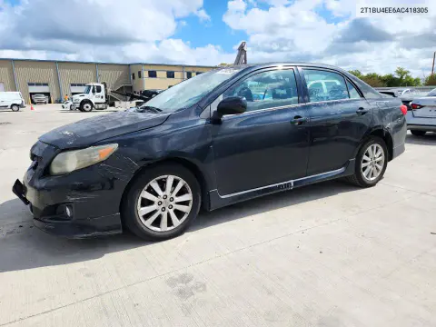 2T1BU4EE6AC418305 — 2010 Toyota Corolla, Передняя часть, фото до ремонта