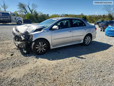 1NXBU4EE7AZ379352 — 2010 Toyota Corolla, Передняя часть, фото до ремонта