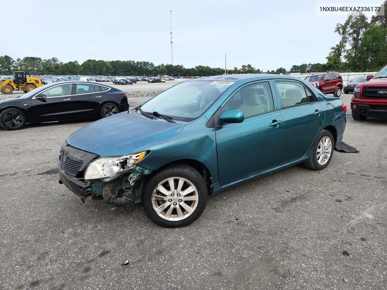 2010 Toyota Corolla Le VIN 1NXBU4EEXAZ336172 фото 1