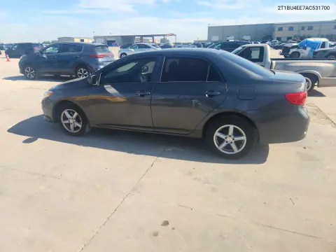 2010 Toyota Corolla Le VIN 2T1BU4EE7AC531700 фото 2
