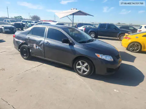 2010 Toyota Corolla Le VIN 2T1BU4EE7AC531700 фото 4