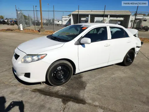 1NXBU4EE6AZ322060 — 2010 Toyota Corolla, Задняя часть, фото до ремонта