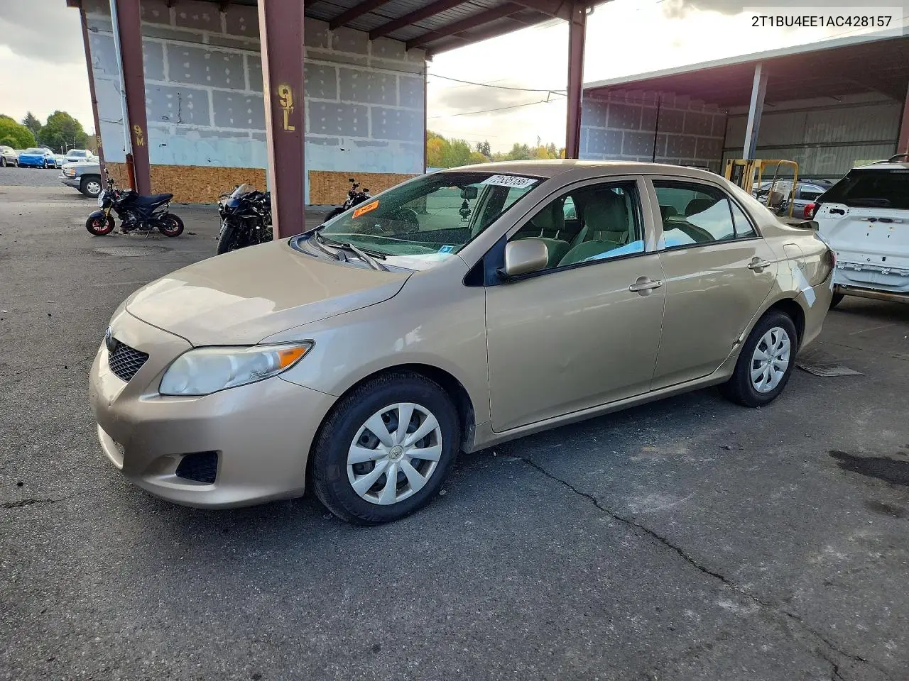 2010 Toyota Corolla Le VIN 2T1BU4EE1AC428157 фото 1