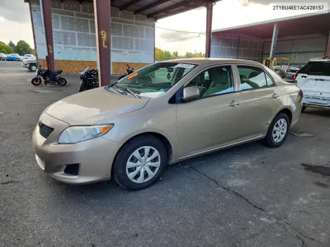2010 Toyota Corolla Le VIN 2T1BU4EE1AC428157 фото 1