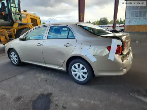 2010 Toyota Corolla Le VIN 2T1BU4EE1AC428157 фото 2