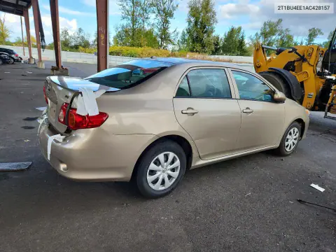 2010 Toyota Corolla Le VIN 2T1BU4EE1AC428157 фото 3