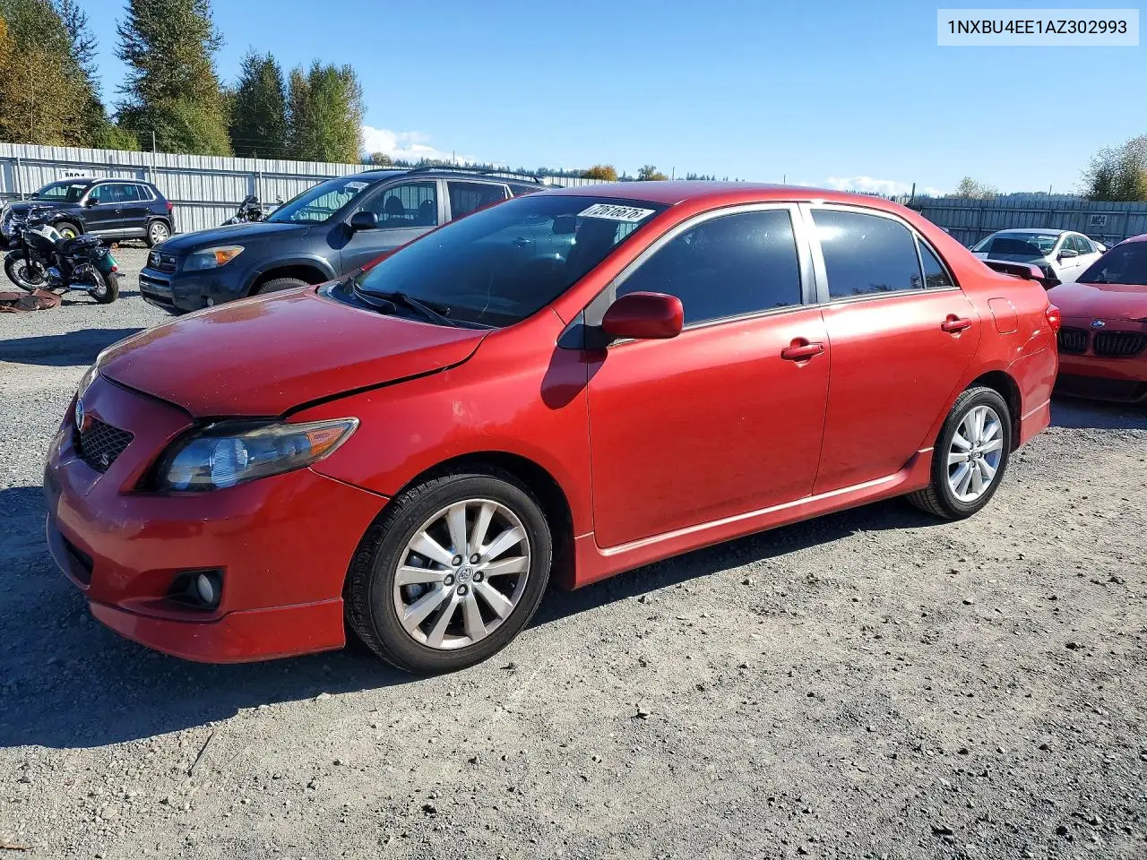 2010 Toyota Corolla S VIN 1NXBU4EE1AZ302993 фото 1