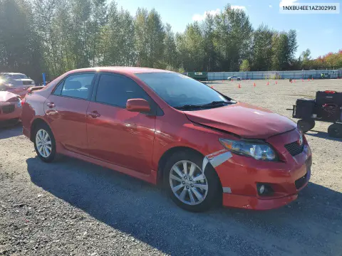 2010 Toyota Corolla S VIN 1NXBU4EE1AZ302993 фото 4