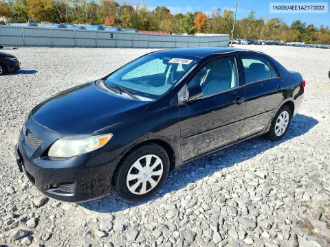 1NXBU4EE1AZ173332 — 2010 Toyota Corolla, Механические повреждения, фото до ремонта