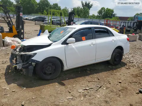 2T1BU4EE1BC571823 — 2011 Toyota Corolla, Повреждения со всех сторон, фото до ремонта