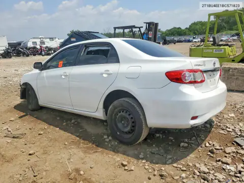 2T1BU4EE1BC571823 — 2011 Toyota Corolla, фото 2 с аукциона Copart, Повреждения со всех сторон