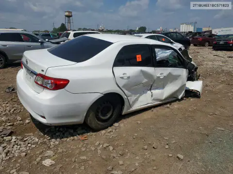 2T1BU4EE1BC571823 — 2011 Toyota Corolla, фото 3 с аукциона Copart, Повреждения со всех сторон