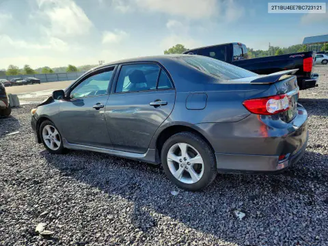 2011 Toyota Corolla S VIN 2T1BU4EE7BC723121 фото 2
