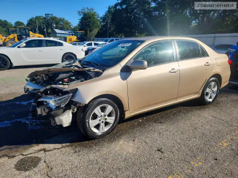 JTDBU4EE1B9144938 — 2011 Toyota Corolla, Передняя часть, фото до ремонта