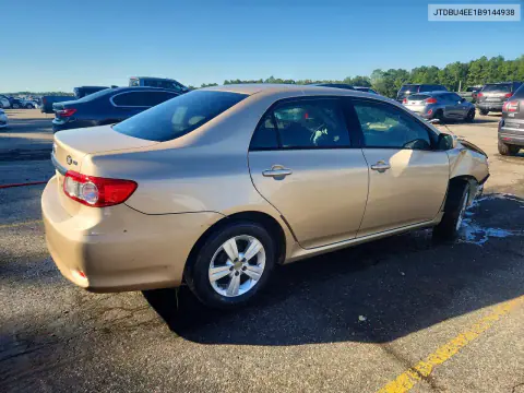 2011 Toyota Corolla Le VIN JTDBU4EE1B9144938 фото 3