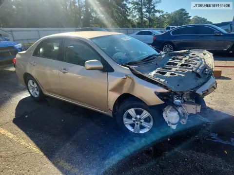 2011 Toyota Corolla Le VIN JTDBU4EE1B9144938 фото 4