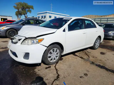 2T1BU4EEXBC657079 — 2011 Toyota Corolla, Передняя часть, фото до ремонта