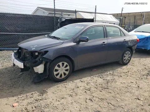 JTDBU4EE5BJ103212 — 2011 Toyota Corolla, Передняя часть, фото до ремонта