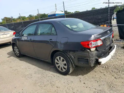 2011 Toyota Corolla Le VIN JTDBU4EE5BJ103212 фото 2