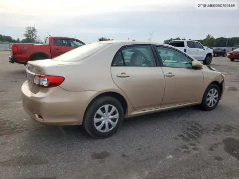 2011 Toyota Corolla Le VIN 2T1BU4EE0BC707469 фото 3