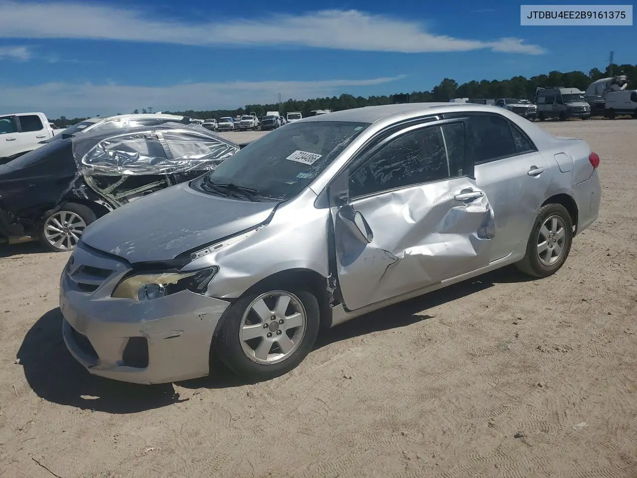 2011 Toyota Corolla Le VIN JTDBU4EE2B9161375 фото 1