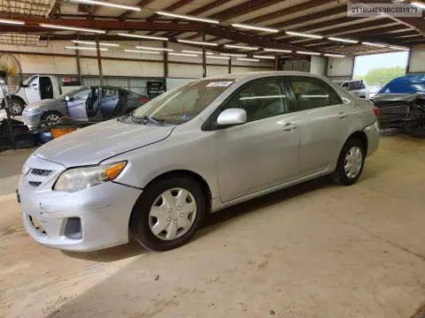 2T1BU4EE9BC551979 — 2011 Toyota Corolla, Задняя часть, фото до ремонта