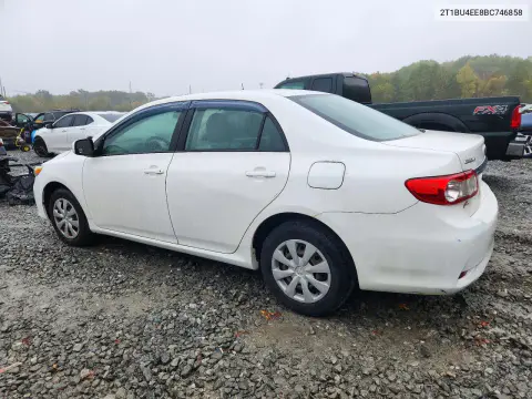 2011 Toyota Corolla Le VIN 2T1BU4EE8BC746858 фото 2