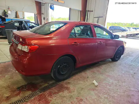 2012 Toyota Corolla L VIN 2T1BU4EE6CC819419 фото 3