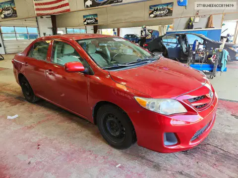 2012 Toyota Corolla L VIN 2T1BU4EE6CC819419 фото 4