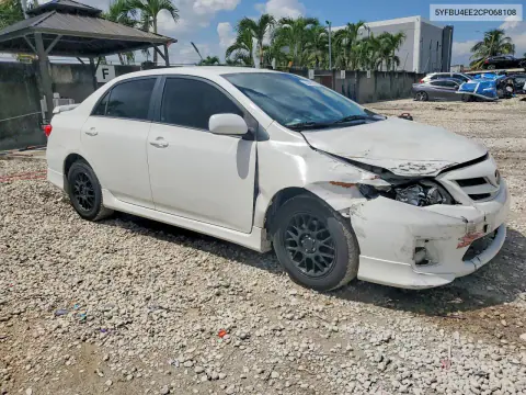 2012 Toyota Corolla S VIN 5YFBU4EE2CP068108 фото 4